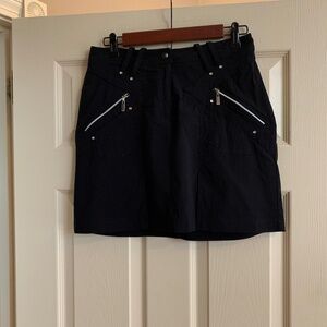 Jamie Sadock Black 17 inch Golf Skort sz 4